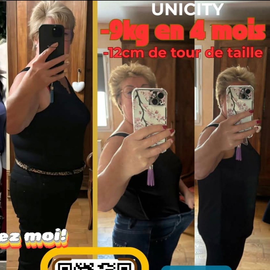 Transformation Feel Great — femme, −9 kg en 4 mois